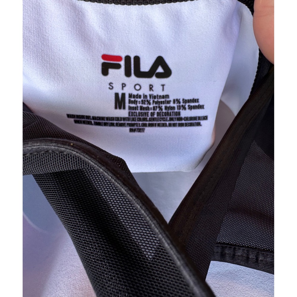 Women's FILA SPORT Cross Back Tank Top Multi-colored, Size M - Picture 5 of 5